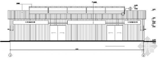 15米跨轻钢屋面资料下载-某15米跨轻钢厂房建筑结构图纸