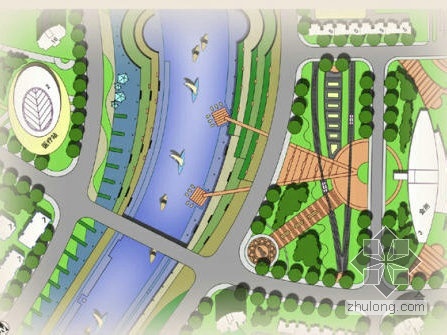 广佛智城周边地块规划资料下载-天津公园周边地区规划方案