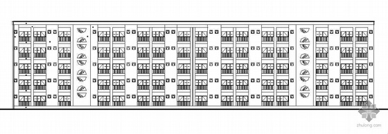 五层宿舍建筑设计施工图资料下载-某五层民工宿舍楼建筑结构水电施工图