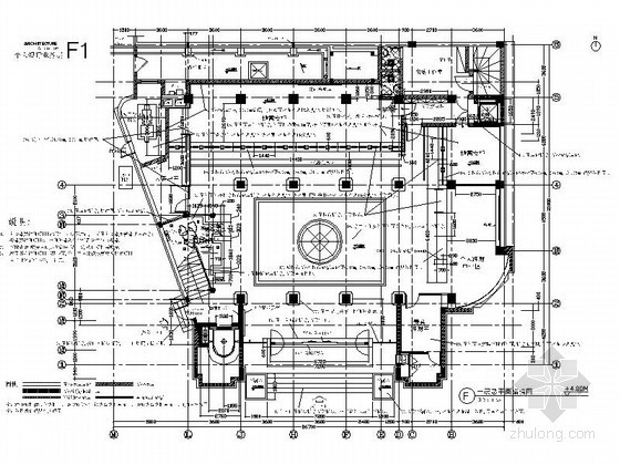 银行大厅CAD图资料下载-建行营业大厅室内施工图
