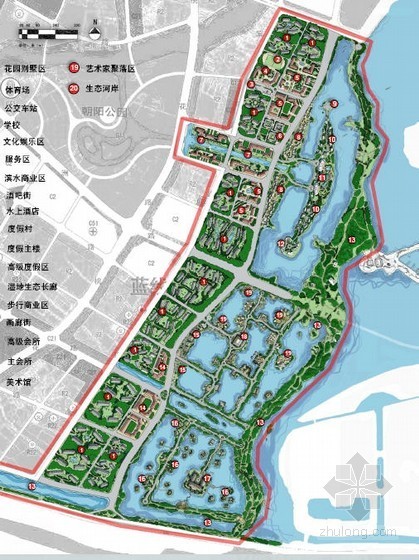 总体景观规划方案资料下载-[南昌]滨水区域总体景观规划方案