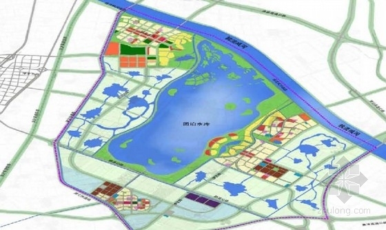 [天津]大型城市规划设计方案文本-总平面图 