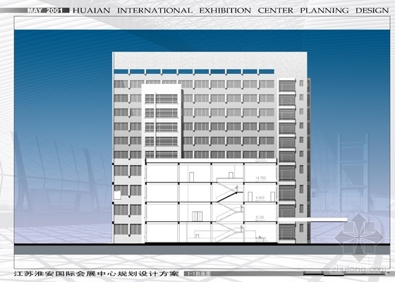 [淮安]某国际展览中心规划设计方案（国际级综合馆）-poumian-1