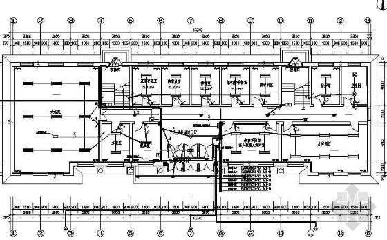 档案室装修CAD资料下载-黑龙江某法庭检察室档案室办公楼电气设计