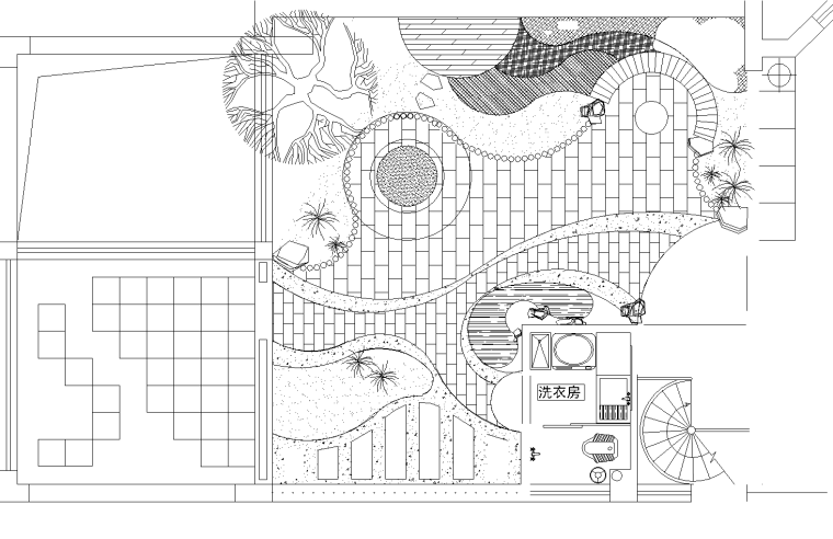 36套屋顶花园景观CAD平面图（各类型的屋顶花园）11-20-5_看图王