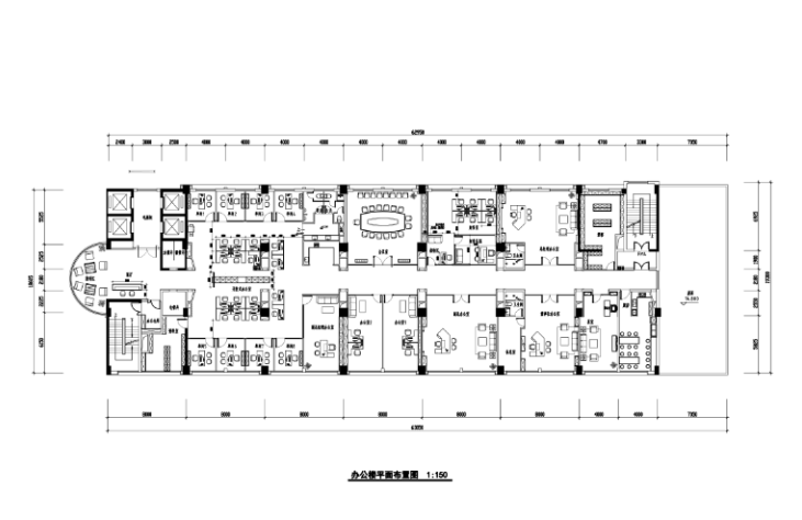 办公楼装修施工图目录资料下载-上海某现代风格办公楼设计施工图及效果图（含75张）