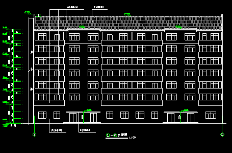7层商住楼资料下载-地上七层商住楼设计建筑图