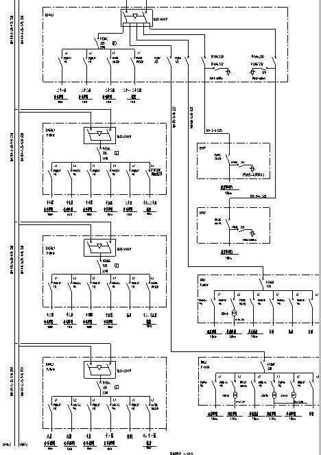 某商业广场应急照明系统图-系统图5