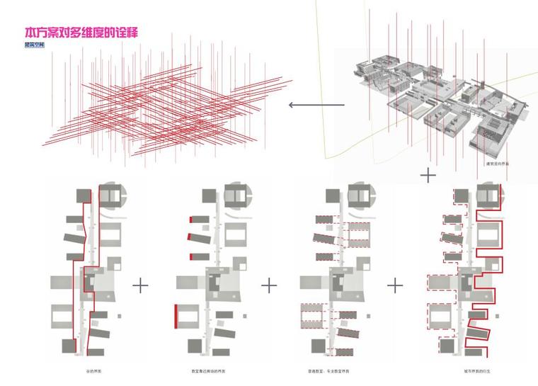 [浙江]魅力春晓生态新城国际合作学校方案设计文本PDF(97页）-建筑空间