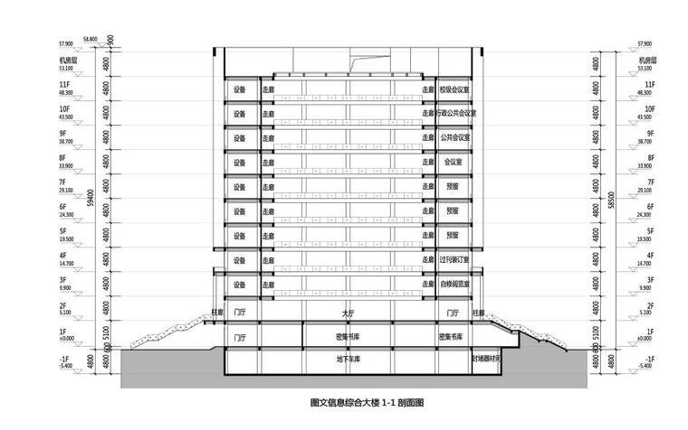 [上海]现代风格空间雕塑感高等院校建筑设计方案文本-13pou