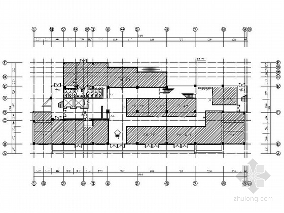 舞蹈教室CAD图资料下载-[江西]国有图书发行企业现代风格办公楼装修施工图