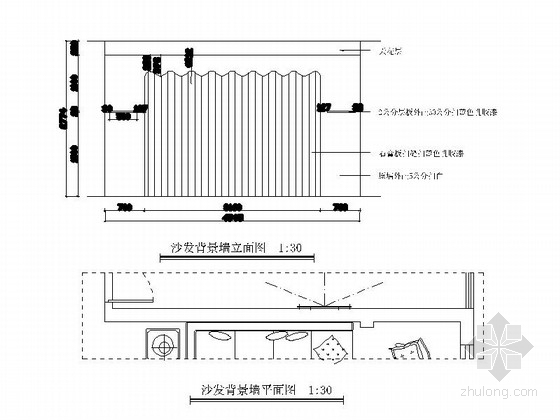 奢华高雅欧式风格一居室装修图（含效果图） 立面图 