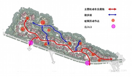 [贵州]喀斯特地貌文化旅游度假村景观设计-交通分析 