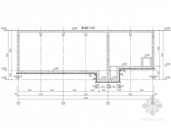 50立方米矩形水池设计资料下载-矩形消防水池框剪结构施工图(含建施)