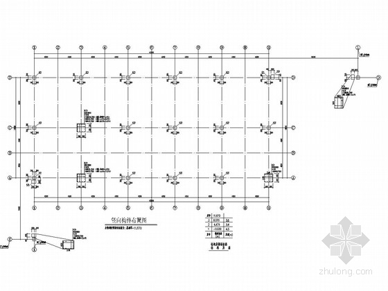 [江苏]三层框架结构展示厅结构施工图