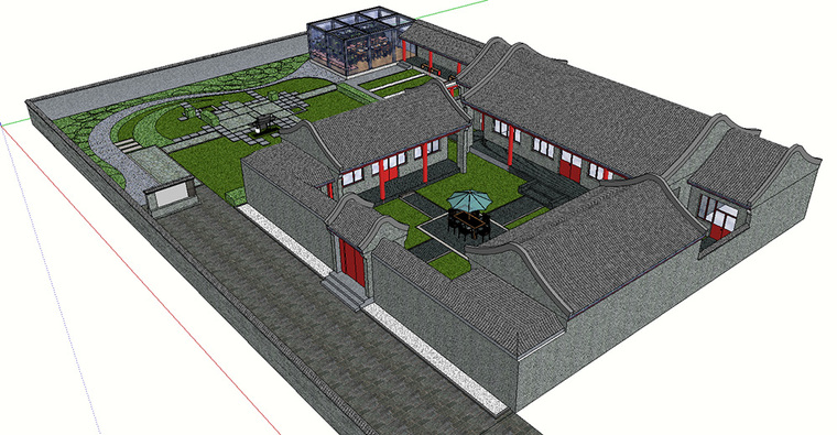 解读古建筑，Sketchup古建模型下载_5