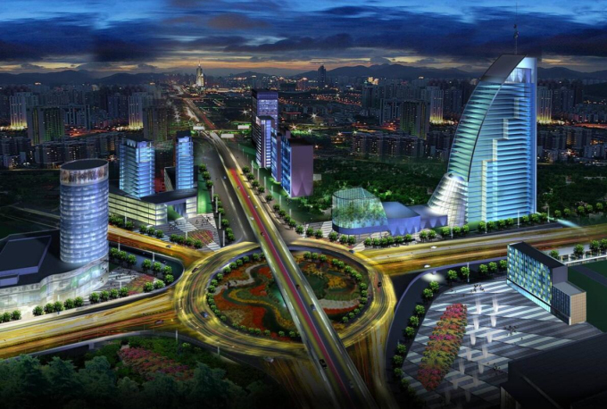 [河南]郑州城市景观大道概念性规划设计-规划设计位置图