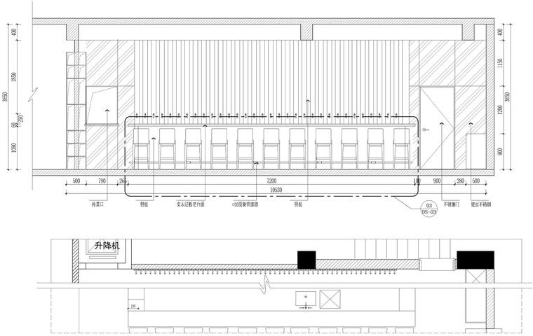 海口别具一格的海边酒馆建筑立面图(32)