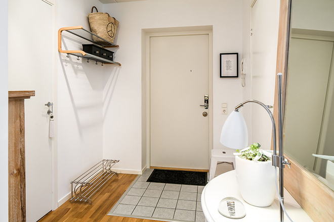 单人公寓户型资料下载-小户型也能装出超大空间，天蝎女的精致单身公寓