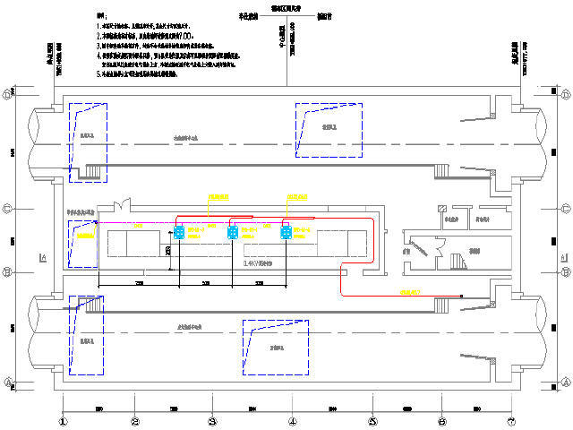 排烟井和送风井资料下载-[广东]地铁地下二层区间风井及区间跟随所通风空调及变频多联空调施工图39张CAD