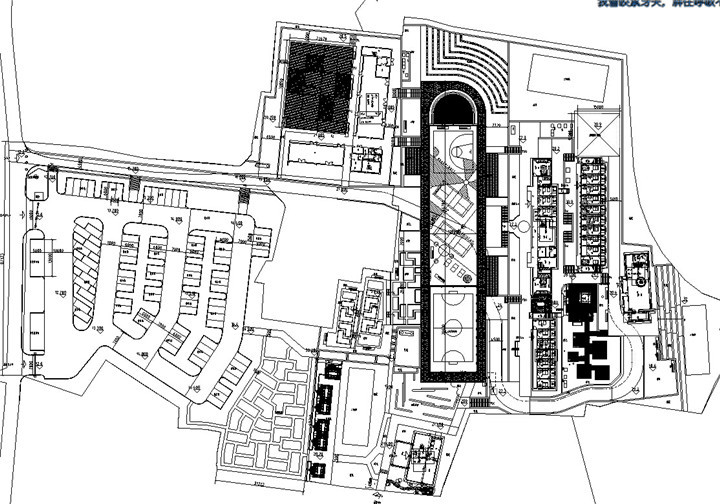 校园200米跑道施工图资料下载-[浙江]某中学校园环境景观改造设计施工图