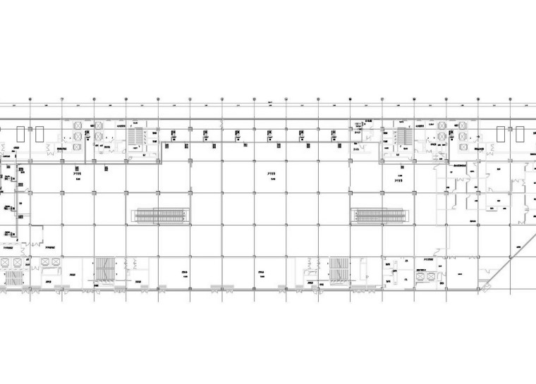 [北京]大型知名商业建筑空调通风防排烟系统设计施工图(知名地产广场)-地上四层空调水管平面图.jpg