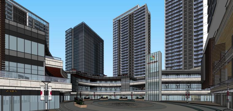 [湖南]长沙复地星光天地商业建筑模型设计（UA国际）-F 20