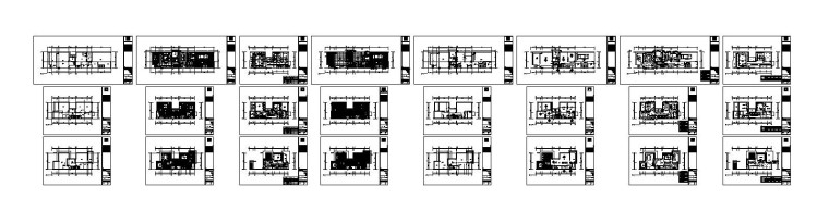 新中式三层独栋别墅内部装修施工图（附效果图）-缩略图