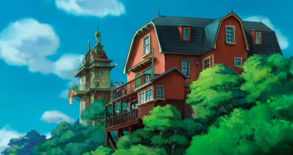 宫崎骏会动的房子图片