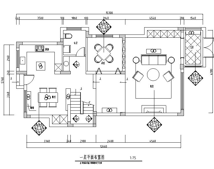 简约2层别墅效果图图纸资料下载-现代简约别墅设计施工图（附效果图）
