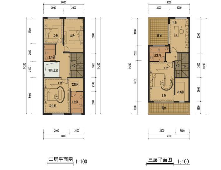 [江苏]法式古典风格多层别墅及洋房建筑设计方案文本-法式古典风格多层别墅及洋房建筑平面图