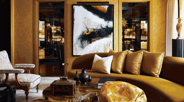 黄色休息沙发资料下载-全球最知名的样板房秀, 室内设计师必看!