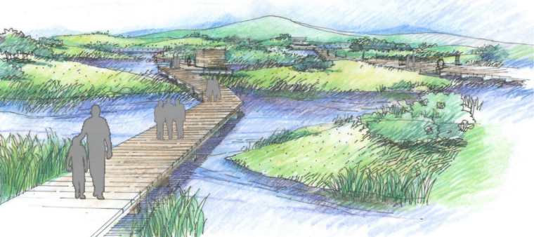 [浙江]绍兴市镜湖国家城市湿地公园总体概念规划设计（PDF+81页）-效果