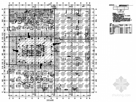 3层办公楼连廊资料下载-[CBD超高层]37层框筒办公楼及商业附楼结构施工图（两层车库）