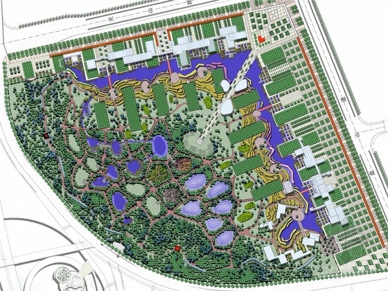 河道地景公园景观设计资料下载-[天津]经典棕地改造生态湿地公园景观设计方案（北京著名景观公司）