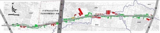 [广州]老城区道路改造整治规划方案-平面 