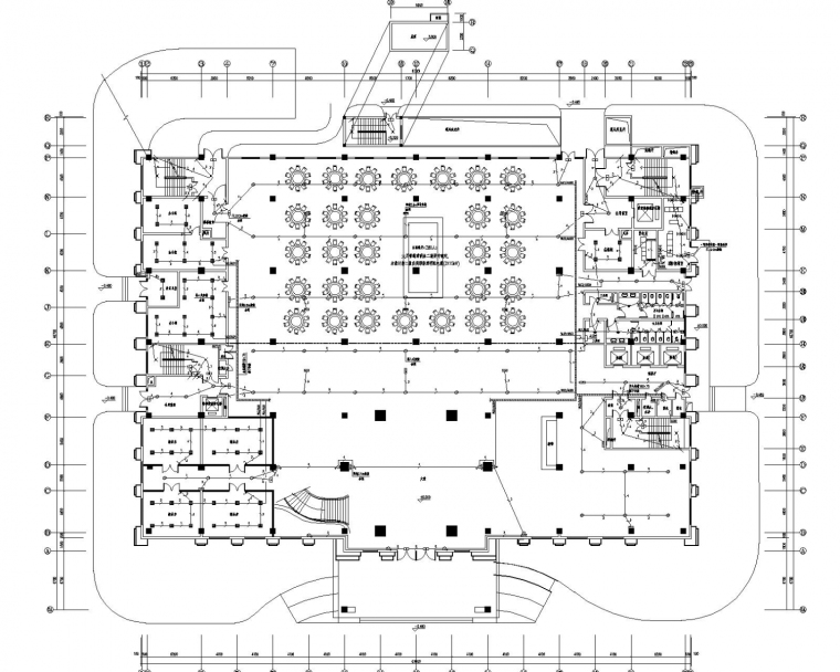 车库监控cad平面图资料下载-[四川]3星级酒店电气全套施工图（含10kV配电系统和总平面图）