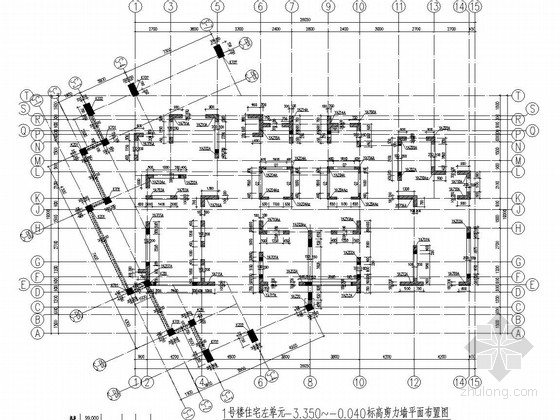 地下停车场dwg资料下载-246张大型商业小区结构施工图（高层、别墅、地下停车场、预应力管桩）