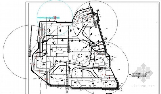 酒店CAD布置图资料下载-土方开挖平面布置图(CAD图)