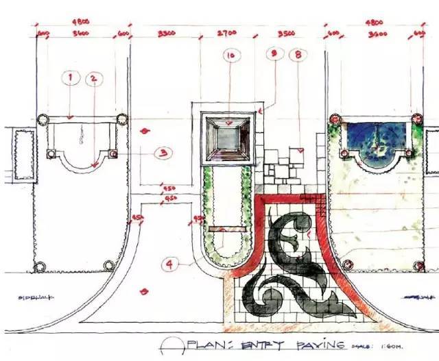 经典入口景观设计平面图！！_68