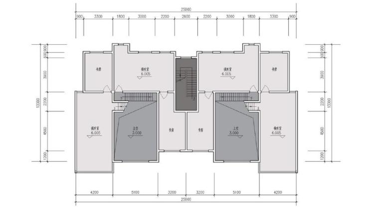 [天津]多层欧式风格住宅建筑设计方案文本（含双拼、联排、独栋）-多层欧式风格住宅建筑平面图