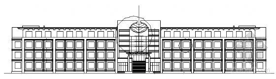 内蒙古呼和浩特建筑建施图资料下载-内蒙古某信息学院五层教学主楼建筑施工图