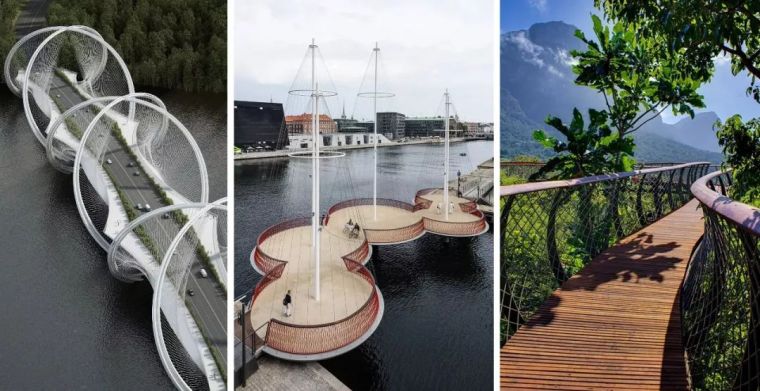 钢混人行天桥资料下载-酷！全世界20个最具创意的桥，你见过几个？