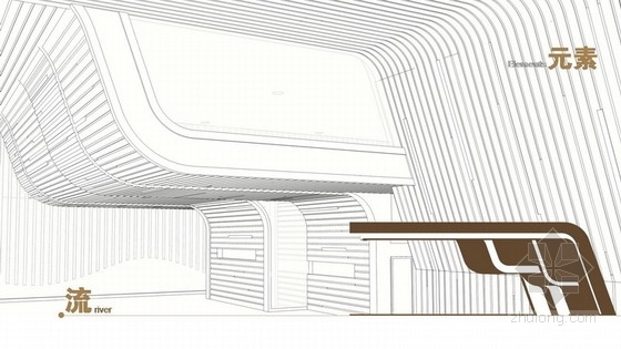 3d室内设计方案资料下载-[四川]某花园小区东南亚风格售楼处室内设计方案图