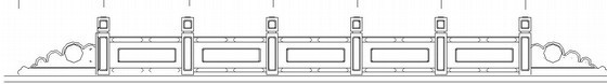 复古风格CAD资料下载-桥梁大理石栏杆大样图（复古风格）
