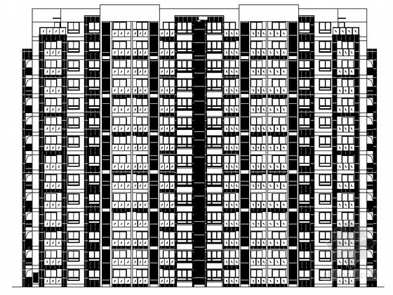 哥特式建筑改造的住宅资料下载-[浙江]高层住宅改造建筑设计施工图（改造项目 值得借鉴）