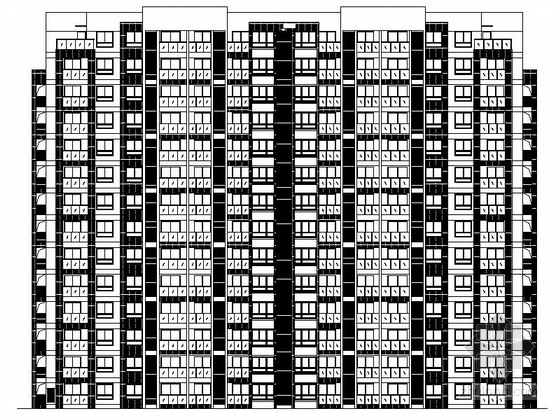 立面改造建筑设计施工图资料下载-[浙江]高层住宅改造建筑设计施工图（改造项目 值得借鉴）