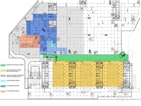 商场公共区域平面方案资料下载-[三亚]豪华白金七星级酒店公共区域设计方案图
