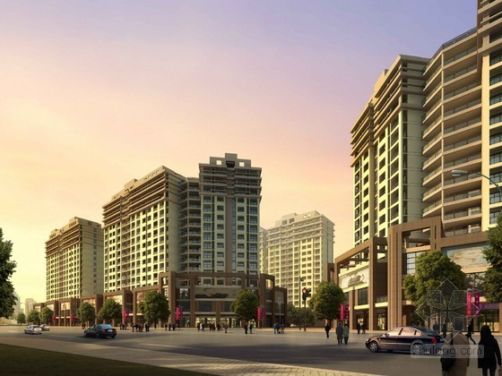 迪拜住宅公寓楼资料下载-住宅公寓楼3D模型下载