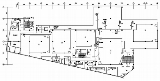 电影院模板支架资料下载-某电影院空调配电图